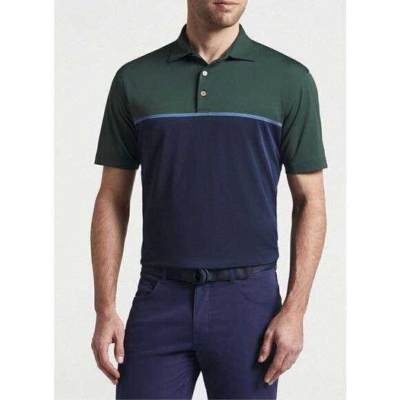 Mens Peter Millar Tillery Performance Mesh Polo - Picture 1 of 4